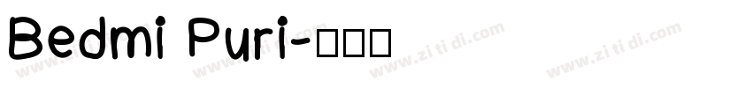 Bedmi Puri字体转换